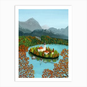 Lake Bled, Slovenia Art Print