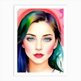 Portrait Of A Woman 6 Art Print