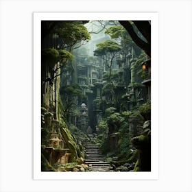 Fantasy Forest Art Print