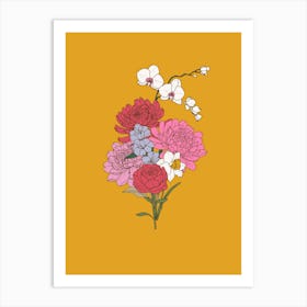 Bouquet Of Flowers Art Print