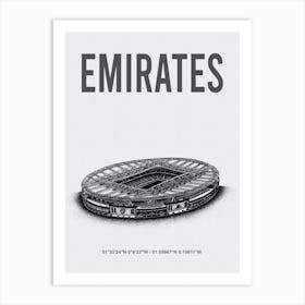 Emirates Stadium Arsenal Fc Stadium Art Print