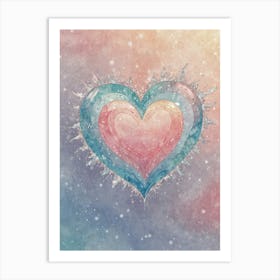 Watercolor Heart Art Print