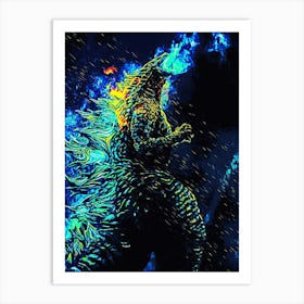 Godzilla 11 Art Print