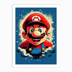 Mario Bros 30 Art Print