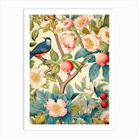 Floral Wallpaper 181 Art Print