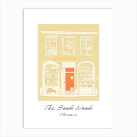 Florence The Book Nook Pastel Colours 3 Poster Art Print