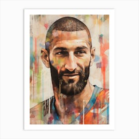 Karim Benzema (3) Art Print