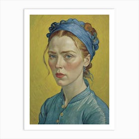 Portrait Of A Young Woman 1 Art Print