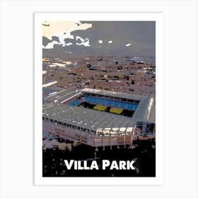 Villa Park, Aston Villa, Stadium, Football, Art, Soccer, Wall Print, Art Print Art Print