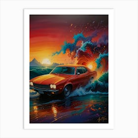 Chevy Blazer Art Print