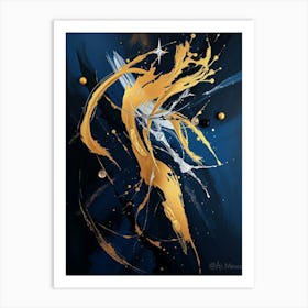 Flux Schnell A Mesmerizing Abstract Art Piece Featuring Metall 2 Poster