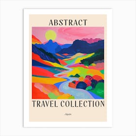 Abstract Travel Collection Poster Japan 4 Art Print