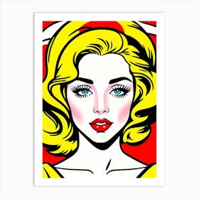 Radiant Reimagining: Pop Art’s Celebration of Feminine Power Pop Art Art Print