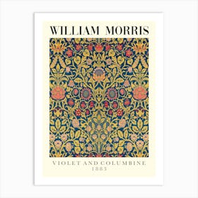 William Morris Violet And Columbian Art Print