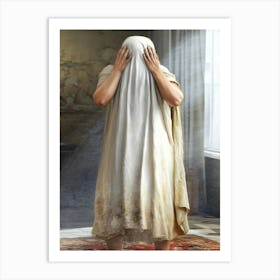 Woman With A Veil Art Print