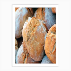 Bread On A Table Art Print