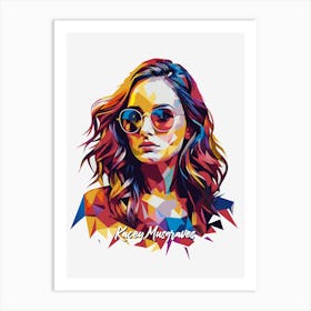 Kacey Musgraves 03 Portrait Music Icon Style WPAP Pop Art Art Print