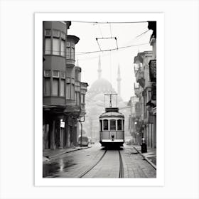 Istanbul, Turkey, Black And White Old Photo 2 Art Print