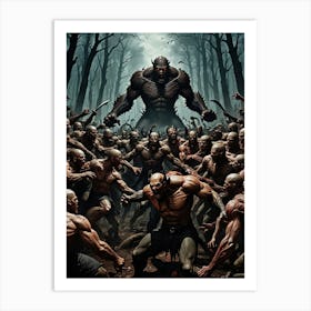 Horde Of Demons Art Print