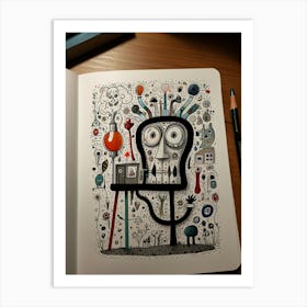 Doodle Art 1 Art Print