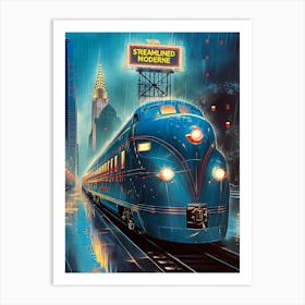 Nyc Subway Train Art Print