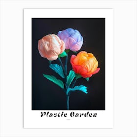 Bright Inflatable Flowers Poster Peony 3 Art Print