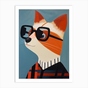 Little Red Panda 2 Wearing Sunglasses Art Print