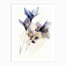 Abstract Flowers 13 Art Print