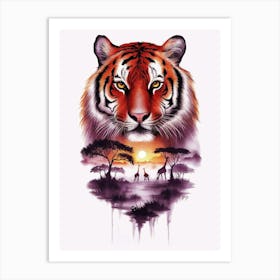 Tiger 6 Art Print