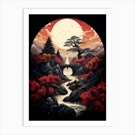 Asian Landscape 9 Art Print