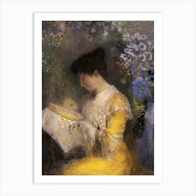Madame Arthur Fontaine (Marie Escudier, Born 1865), (1901), Odilon Redon Art Print