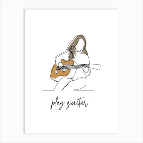 Play Guitar Art Print