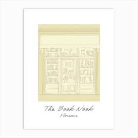 Florence The Book Nook Pastel Colours 4 Poster Art Print