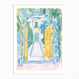 Doors And Gates Collection Santa Catalina, Spain 2 Art Print