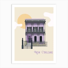New Orleans Building Art Print
