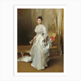 Margaret Stuyvesant Rutherfurd White (Mrs. Henry White) (1883), John Singer Sargent Art Print
