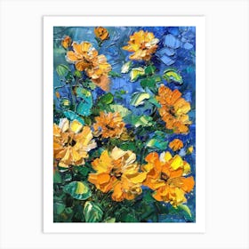 Yellow Roses 1 Art Print