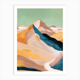 Summer Mountains 3 Art Print