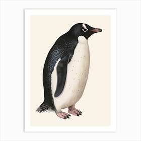 Adlie Penguin Volunteer Point Vintage Botanical Painting 4 Art Print