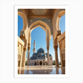 Islamic Mosque In Kuwait Art Print