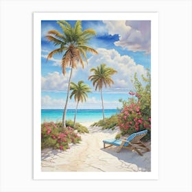 Day At The Beach 2 Art Print