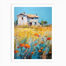 Poppies In The Field Art Print