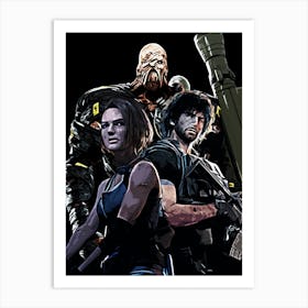 Resident Evil Art Print