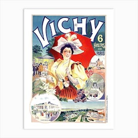 Vichy, France Art Print