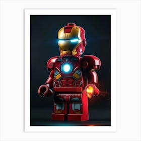 Lego Iron Man 2 Art Print