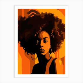 Afro Girl 21 Art Print