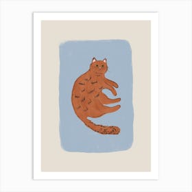 Ginger Cat Art Print