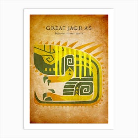 Great Jagras Vintage Art Print