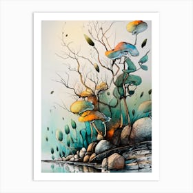 'Water Lily' Art Print