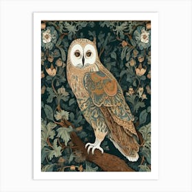 Morris Owls Art Print